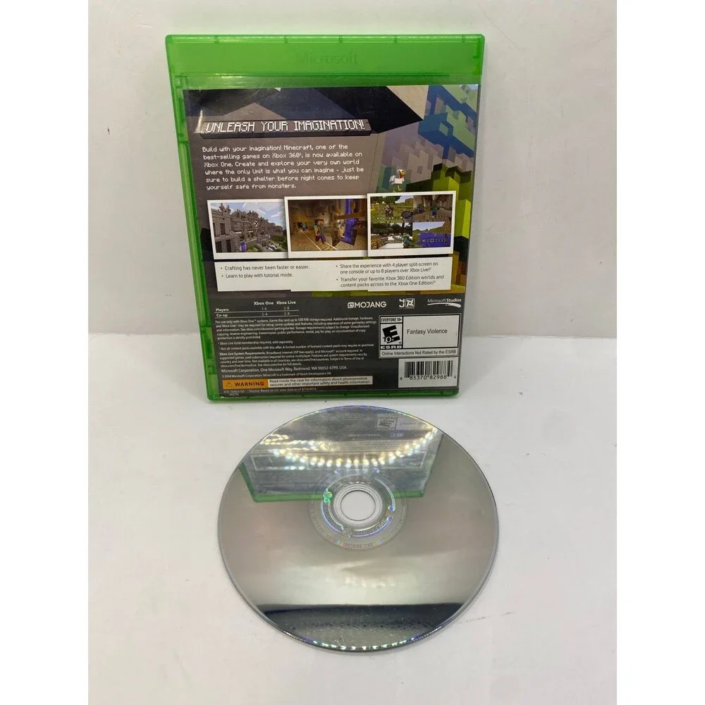Minecraft: Xbox One Edition (Microsoft Xbox One, 2014) Authentic Tested Working